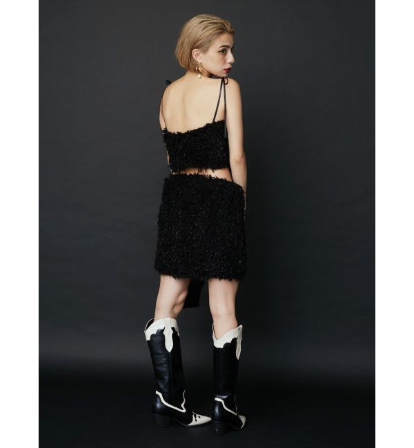 EVRIS「シャギーリボンビスチェ【セットアップ着用可能】」|キャミソール|