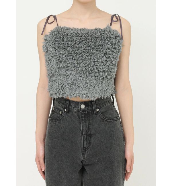 EVRIS「シャギーリボンビスチェ【セットアップ着用可能】」|キャミソール|