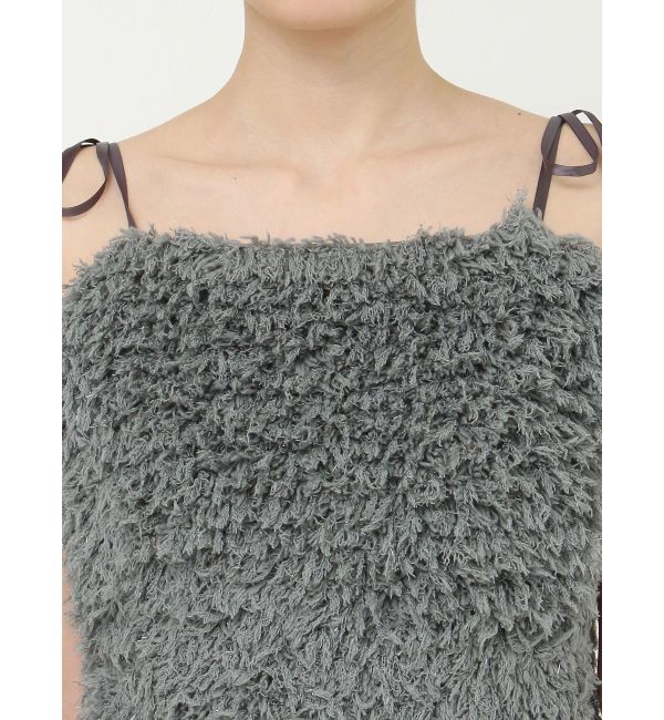 EVRIS「シャギーリボンビスチェ【セットアップ着用可能】」|キャミソール|