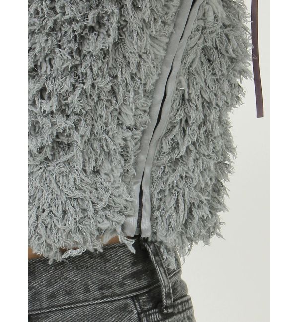 EVRIS「シャギーリボンビスチェ【セットアップ着用可能】」|キャミソール|