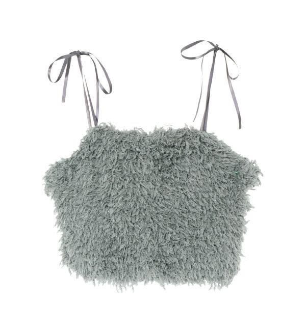 EVRIS「シャギーリボンビスチェ【セットアップ着用可能】」|キャミソール|