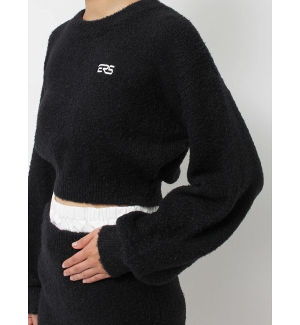 EVRIS「ワンポイントファンシーヤーンニットトップス【セットアップ着用可能】」|ニット・セーター|