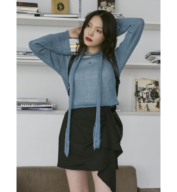 jouetie「ストールシアーニット」|ニット・セーター|