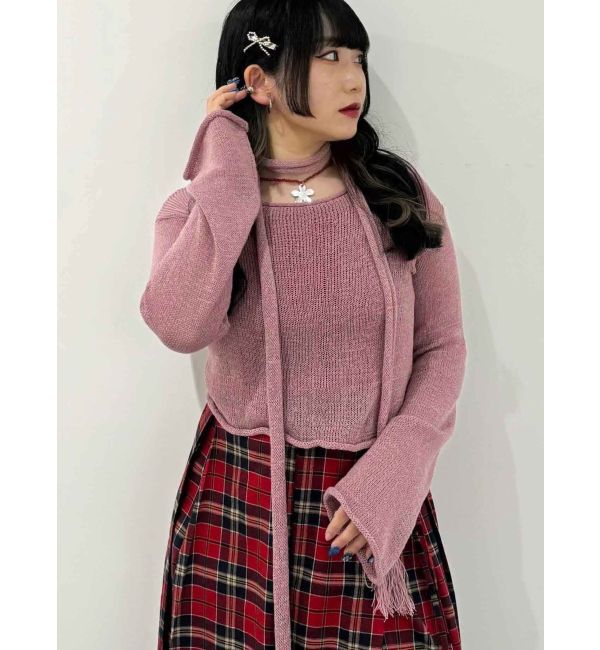 jouetie「ストールシアーニット」|ニット・セーター|