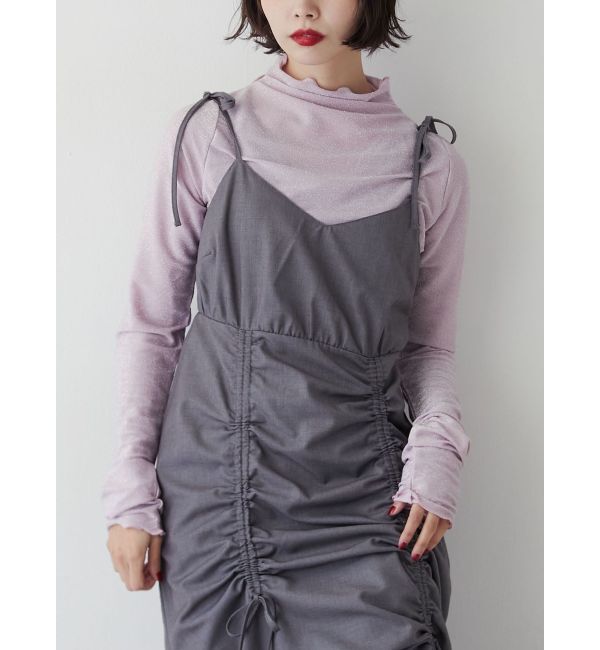 jouetie「ラメハイネックトップス」|Tシャツ・カットソー|