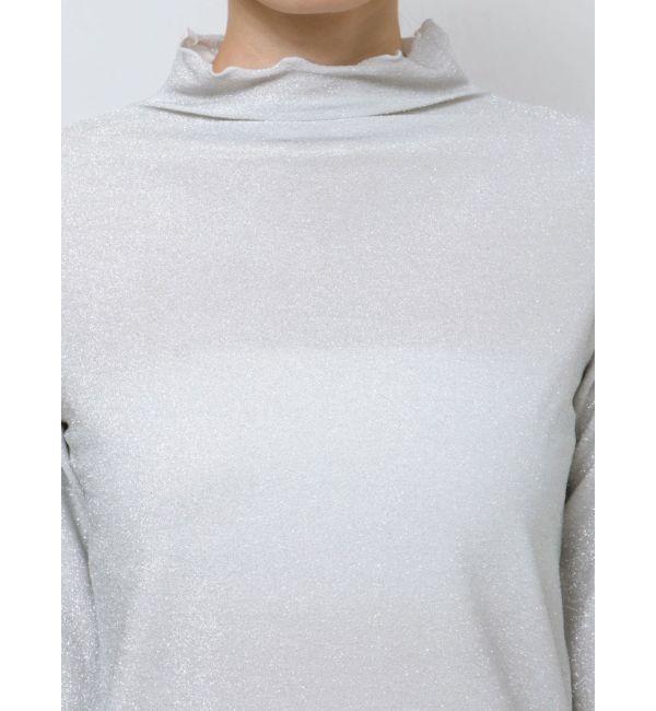 jouetie「ラメハイネックトップス」|Tシャツ・カットソー|