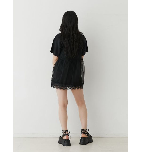jouetie「ランジェリーレイヤードチュニックTシャツ」|Tシャツ・カットソー|