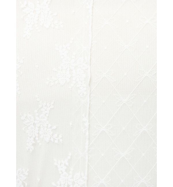 merry jenny「シアーレースコンビtops」|Tシャツ・カットソー|