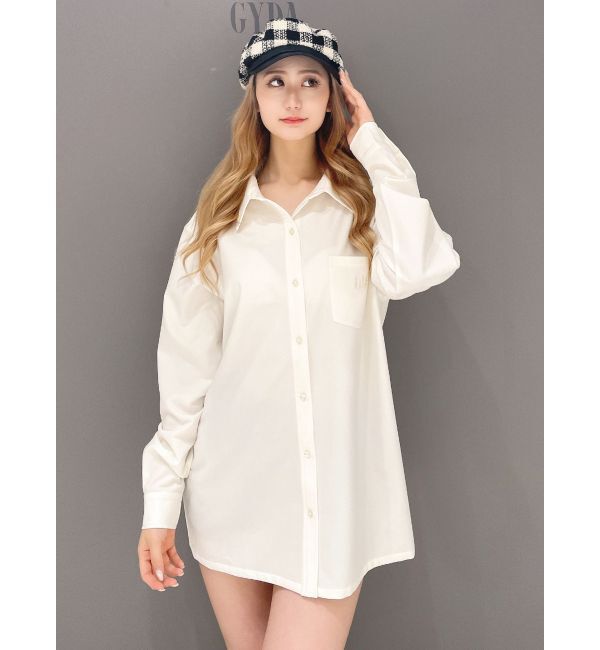 GYDA「GYGYシャツワンピース」|ワンピース|