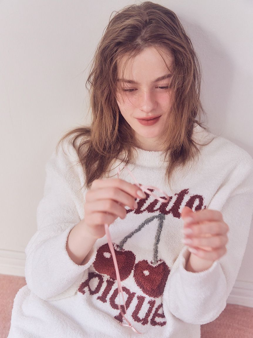 gelato pique「【ONLINE限定カラーあり】ベビモコチェリージャガードプルオーバー」|ルームウェア|