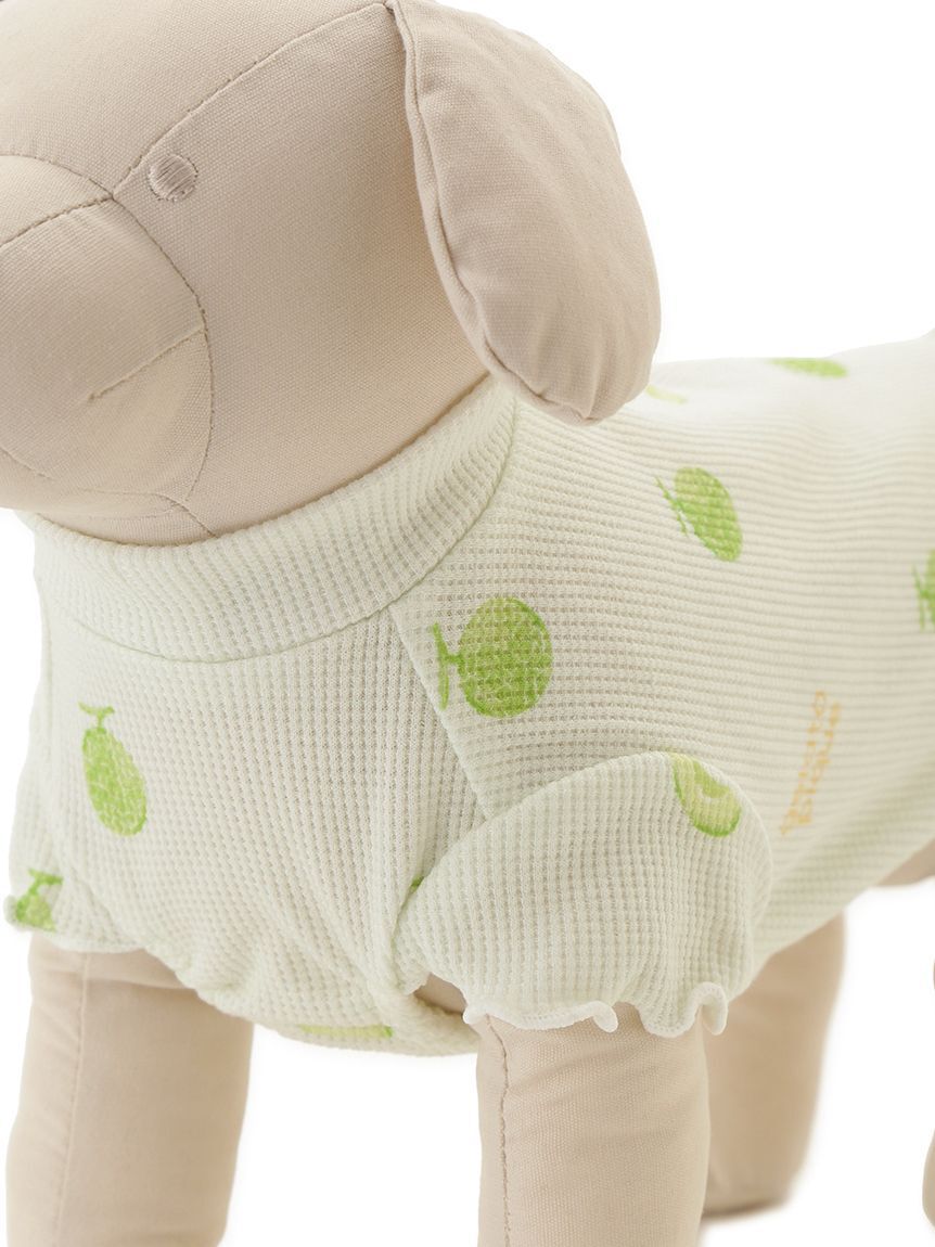  GELATO PIQUE CAT&DOG「【CAT&DOG】フルーツ柄ワッフルカットソープルオーバー」|その他|
