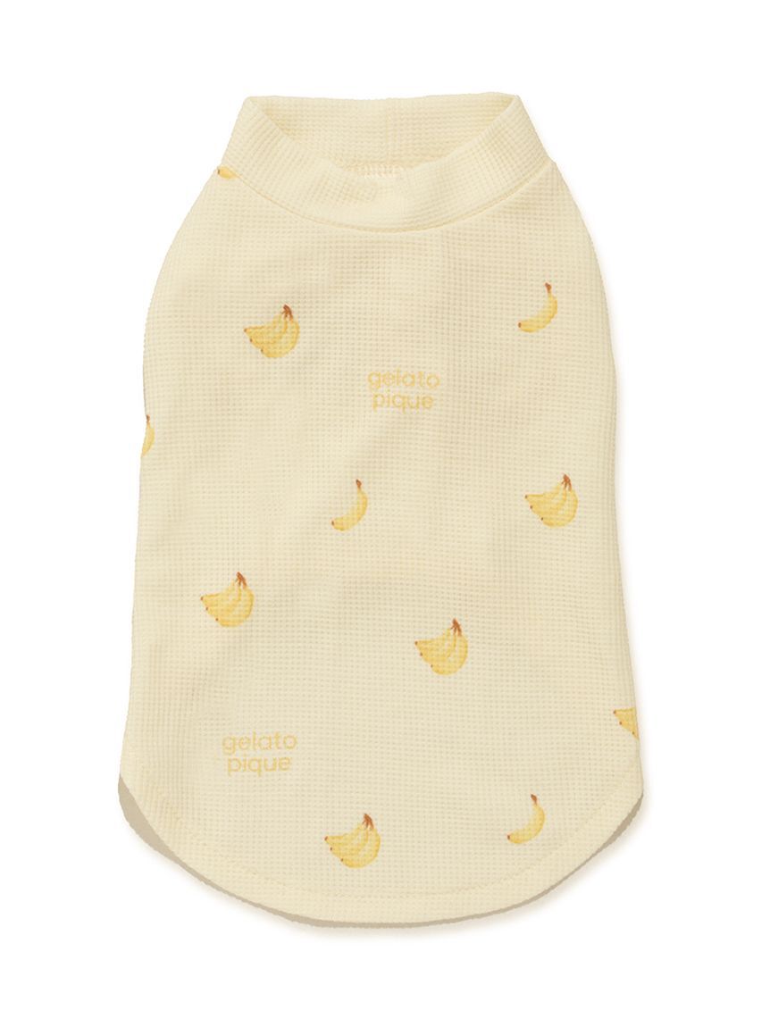  GELATO PIQUE CAT&DOG「【CAT&DOG】フルーツ柄ワッフルカットソープルオーバー」|その他|YEL