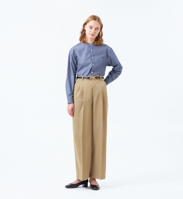 MACKINTOSH PHILOSOPHY「バッキンガムベア バンドカラーシャツ」|シャツ・ブラウス|