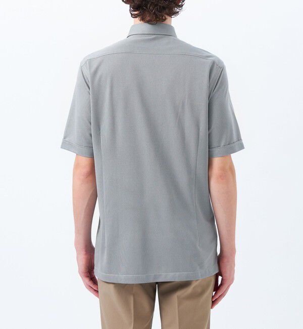 MACKINTOSH PHILOSOPHY「【WEB&一部店舗限定】トロッター オックス/ストライプ スクエアボタンダウン半袖シャツ」|シャツ・ブラウス|