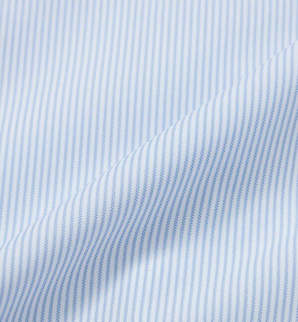 MACKINTOSH PHILOSOPHY「【WEB&一部店舗限定】トロッター オックス/ストライプ スクエアボタンダウン半袖シャツ」|シャツ・ブラウス|