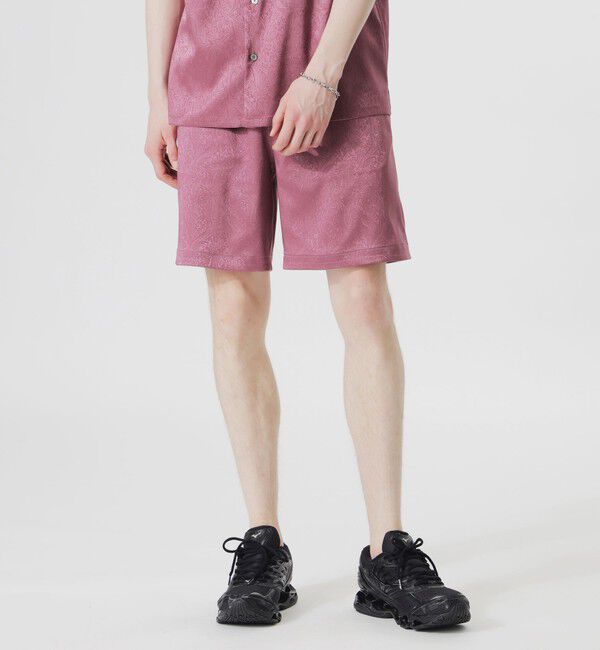  「【ブルーはSafari Lounge別注カラー】サテンジャカードショーツ」|その他|ピンク
