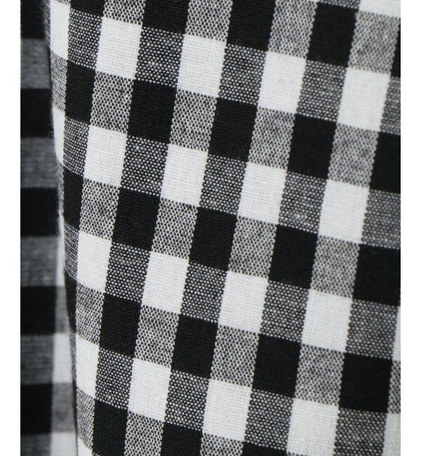 ikka kids「【キッズ】ギンガムチェックバルーンスリーブブラウス（120~160cm）」|シャツ・ブラウス|
