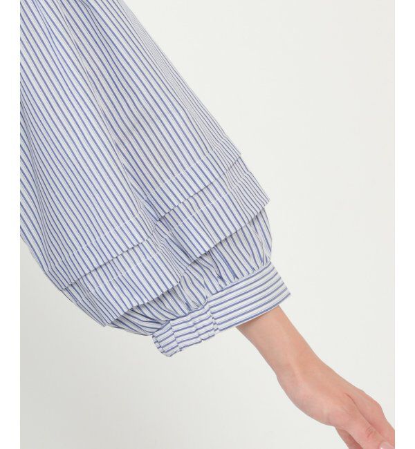 ikka「袖タックスキッパーブラウス」|シャツ・ブラウス|