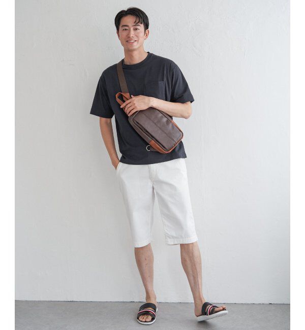 ikka「ストライプMIXポケットTシャツ」|Tシャツ・カットソー|