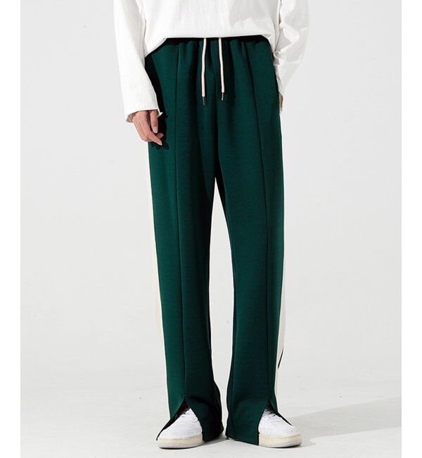 VENCE share style「ストレートラインパンツ」|デニム|