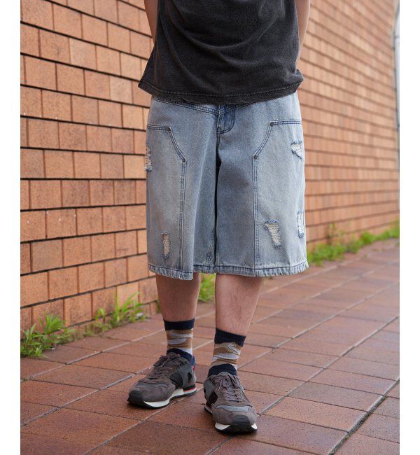 VENCE share style「PLESダメージデニムショーツ」|その他|