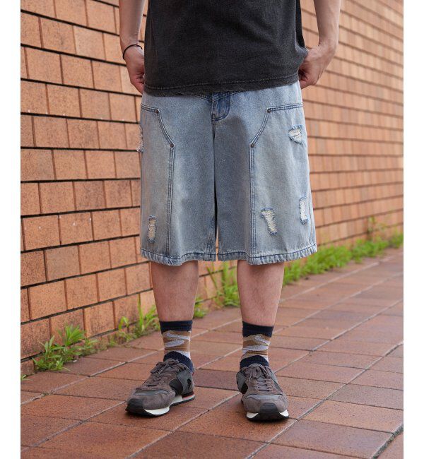 VENCE share style「PLESダメージデニムショーツ」|その他|