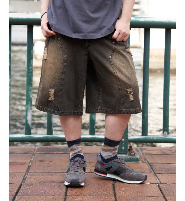 VENCE share style「PLESダメージデニムショーツ」|その他|