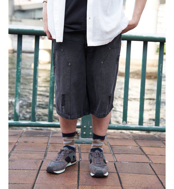 VENCE share style「PLESダメージデニムショーツ」|その他|