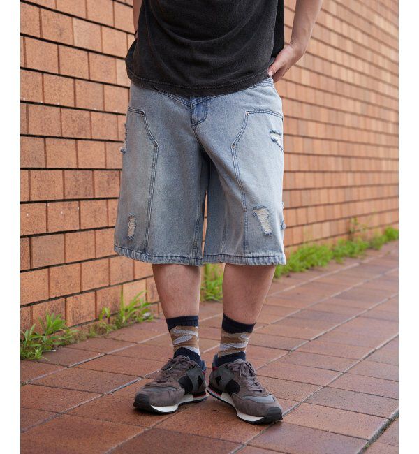 VENCE share style「PLESダメージデニムショーツ」|その他|