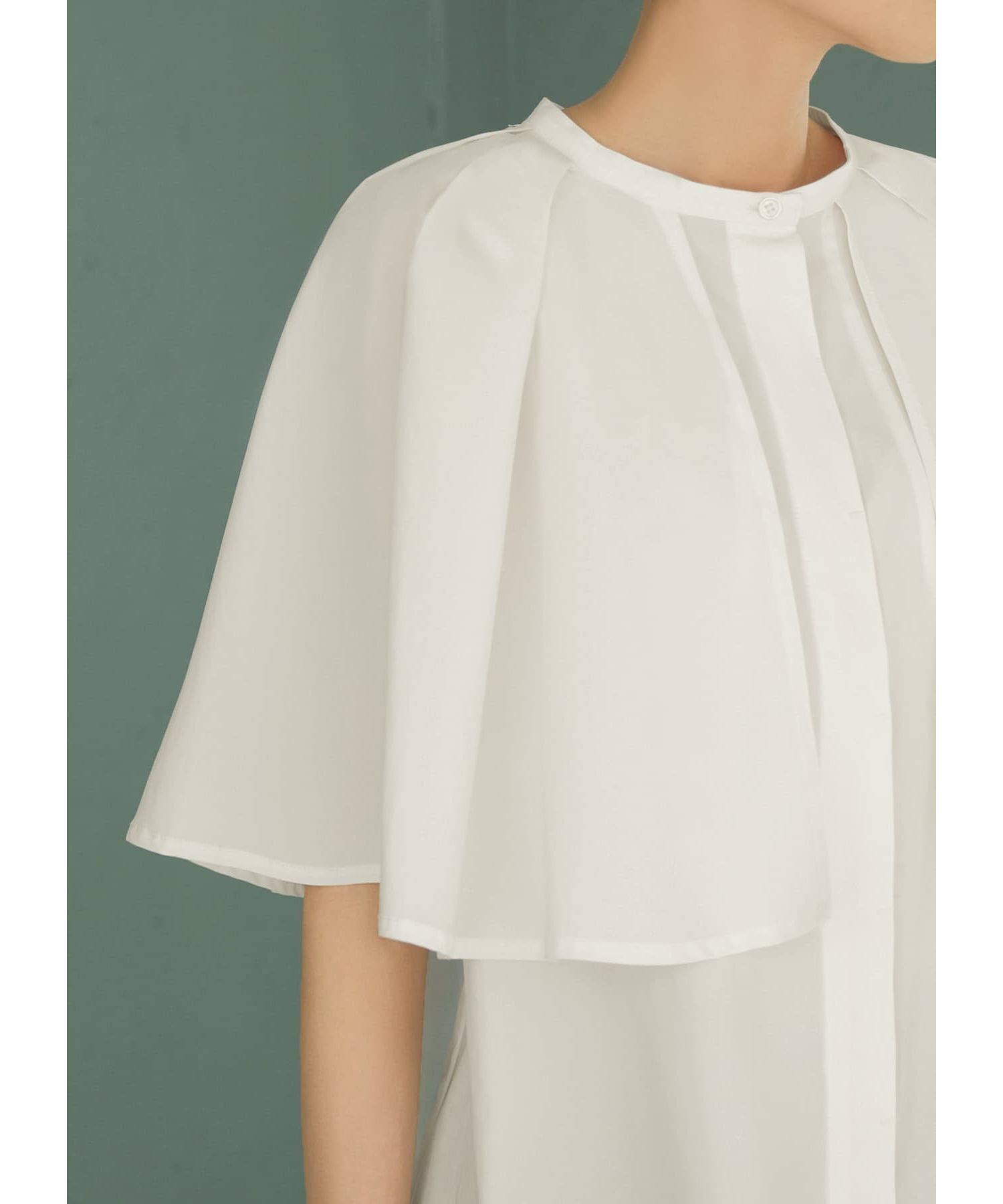 STYLE DELI「タイプライターケープブラウス」|シャツ・ブラウス|