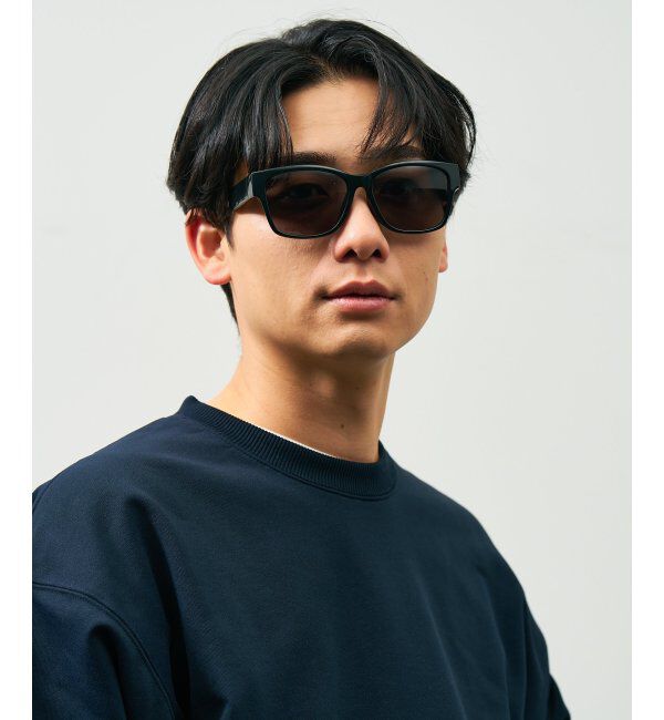  「ウェリントン型 偏光 サングラス | (偏光機能搭載)  紫外線カット率99.9%以上 太縁紫外線防止 UVカット」|サングラス|