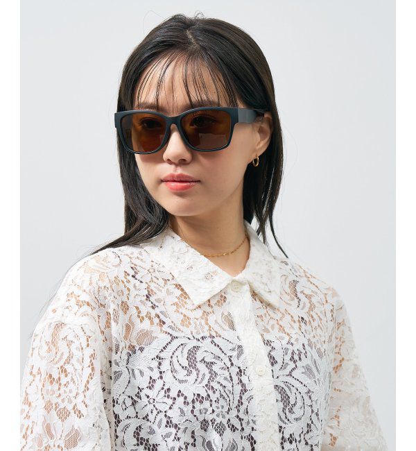  「ウェリントン型 偏光 サングラス | (偏光機能搭載)  紫外線カット率99.9%以上 太縁紫外線防止 UVカット」|サングラス|