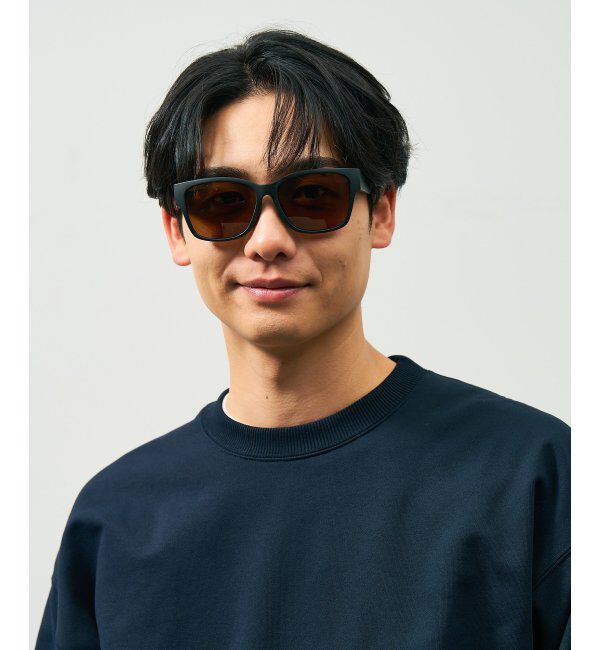  「ウェリントン型 偏光 サングラス | (偏光機能搭載)  紫外線カット率99.9%以上 太縁紫外線防止 UVカット」|サングラス|