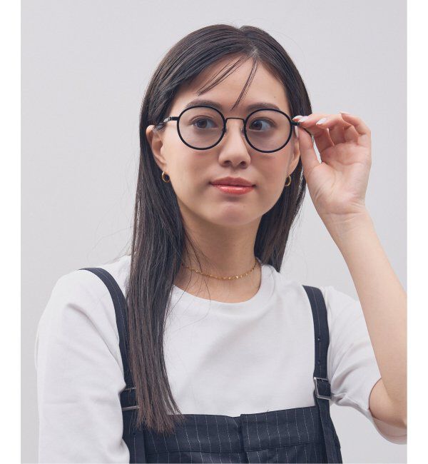  「Zoff｜JOURNAL STANDARD relume ラウンド型 サングラス 紫外線防止 UVカット｜ジャーナルスタンダード」|サングラス|ブラック