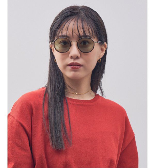  「Zoff｜JOURNAL STANDARD relume ラウンド型 サングラス 紫外線防止 UVカット｜ジャーナルスタンダード」|サングラス|茶系デミ