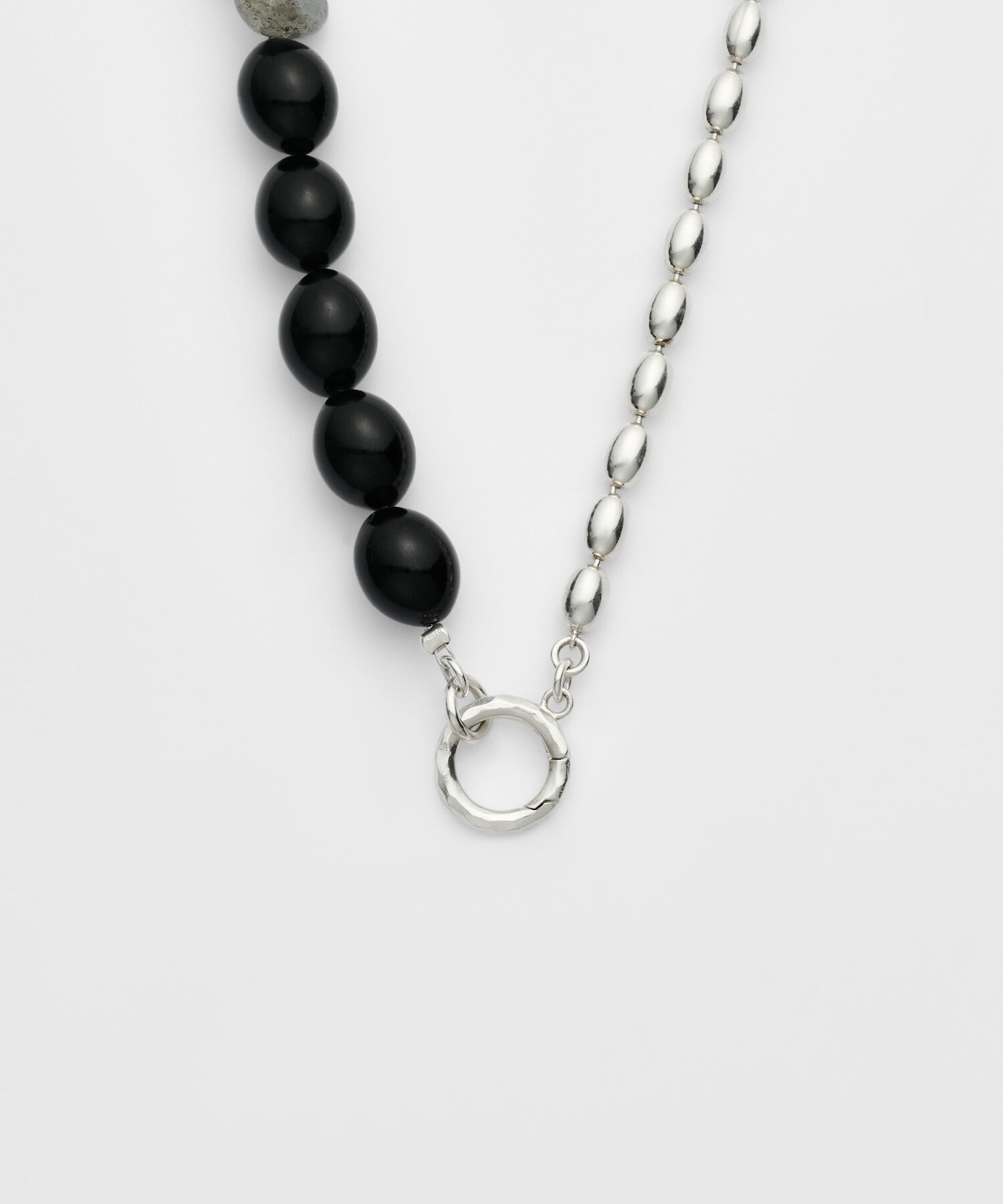  「シルバーマルチストーンネックレス」|ネックレス|ミックス