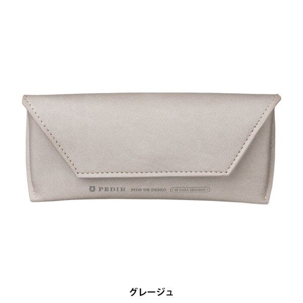PEDIR「PEDIR(ペディール) リアコ メガネケース」|メガネ|グレージュ