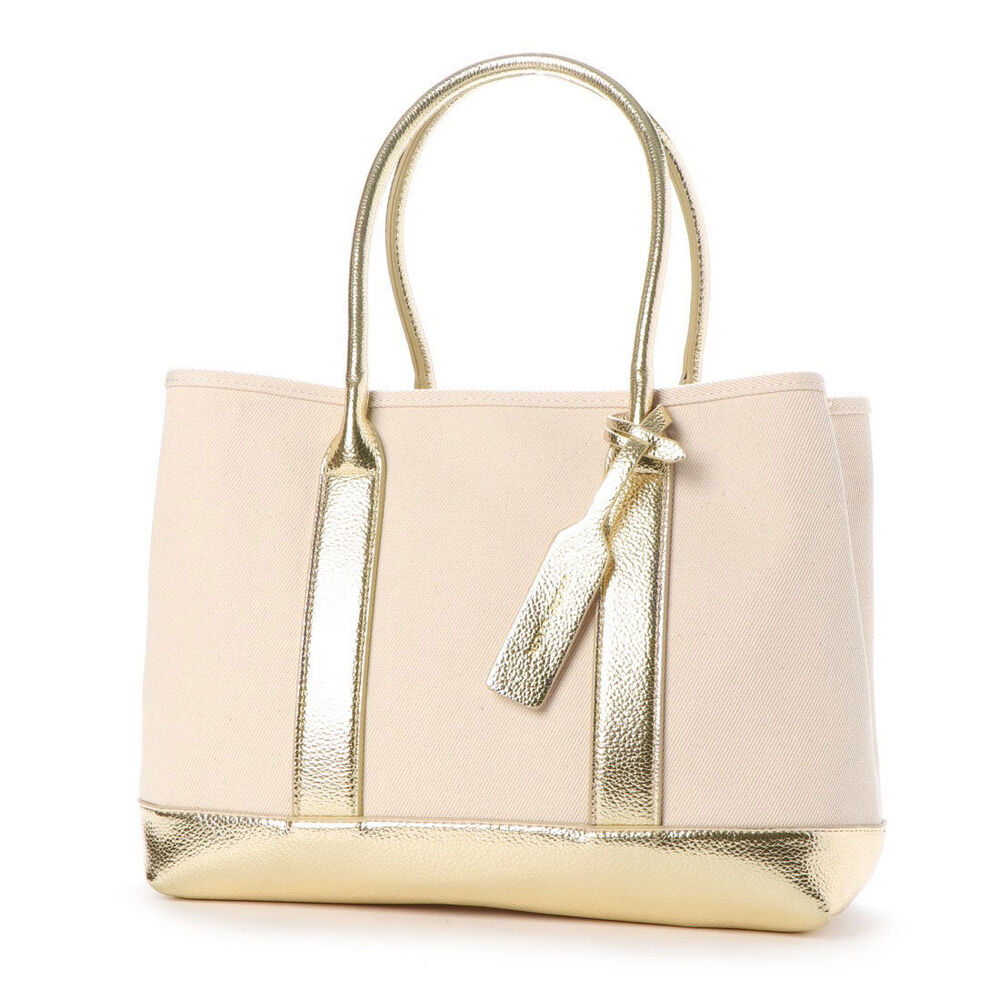 cache cache「カシュカシュ トートバッグ パーテーション レディース キャンバス 通販 大きめ ブランド」|トートバッグ|ゴールド1