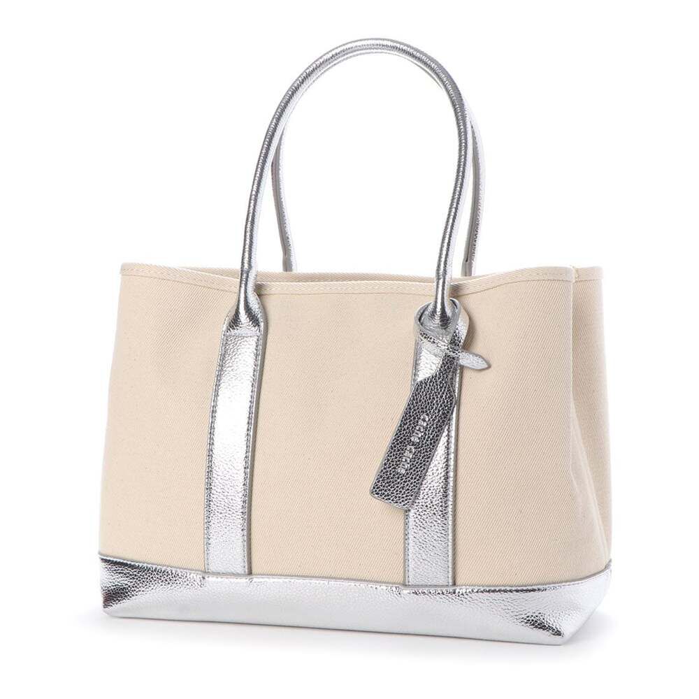 cache cache「カシュカシュ トートバッグ パーテーション レディース キャンバス 通販 大きめ ブランド」|トートバッグ|シルバー1