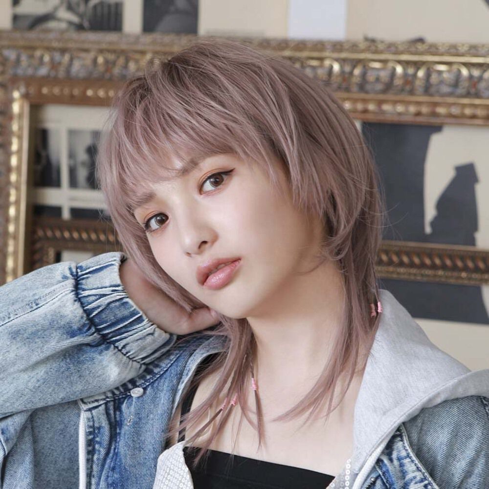 BACKYARD FAMILY「プリシラ prisila オールウィッグ ショート A-105 通販 ネオショートウルフ」|ヘアスタイリング|パープル2