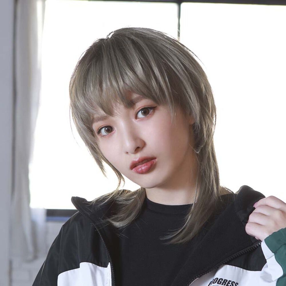 BACKYARD FAMILY「プリシラ prisila オールウィッグ ショート A-105 通販 ネオショートウルフ」|ヘアスタイリング|グレー1