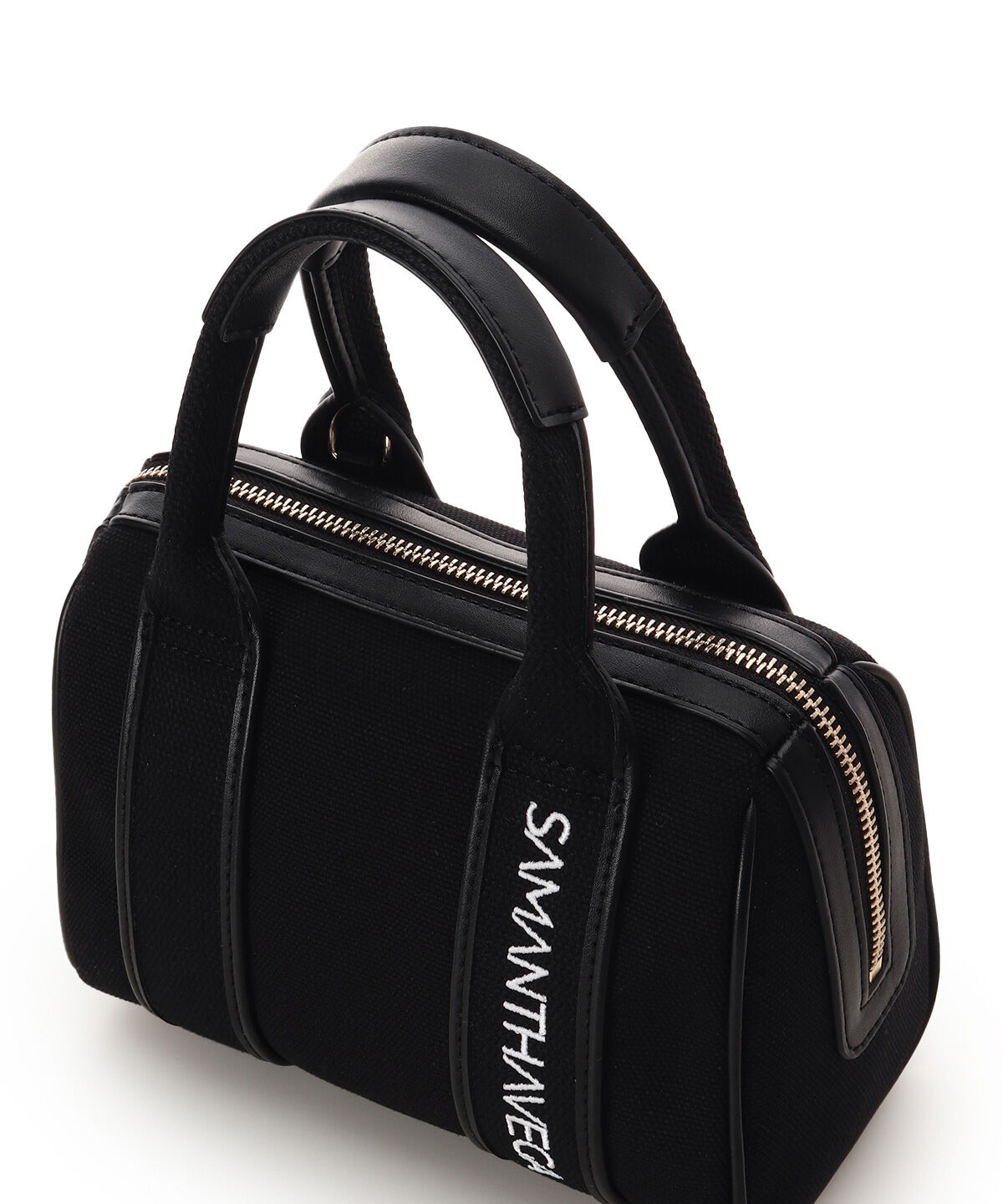 Samantha Vega「ロゴテープミニボストンバッグ」|ボストンバッグ|