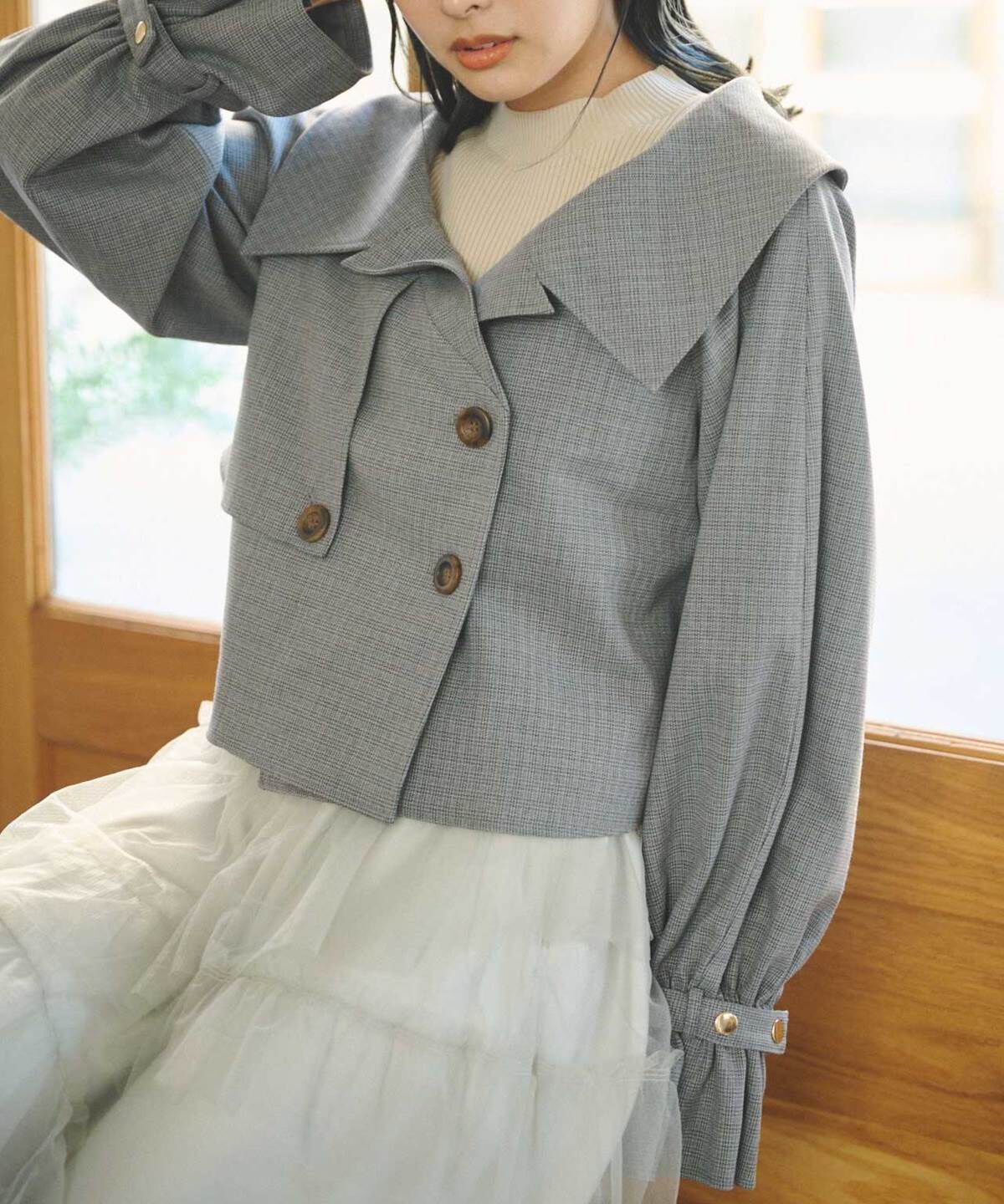 REDYAZEL「2WAYショートブルゾン」|ブルゾン・スタジャン|