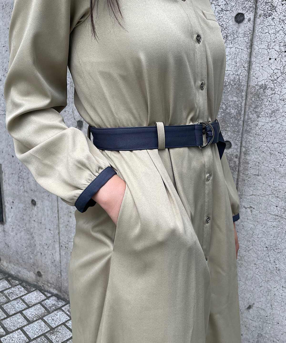 REDYAZEL「パイピングシャツワンピース」|ワンピース|