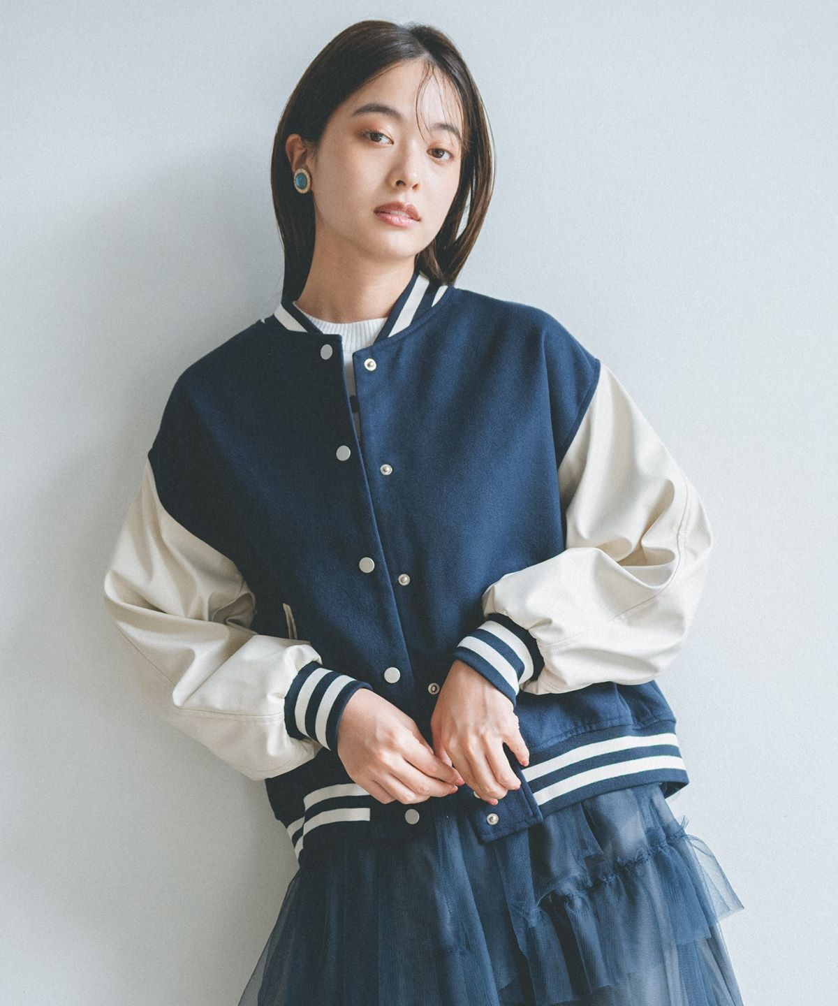 REDYAZEL「スタジャン」|その他|ネイビー