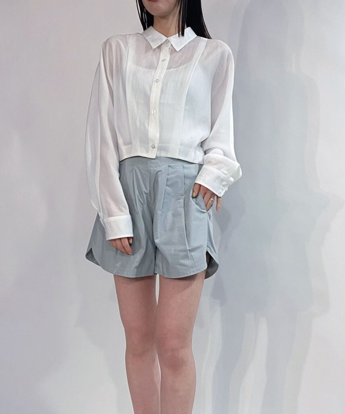 REDYAZEL「シアーバルーンシャツ」|シャツ・ブラウス|