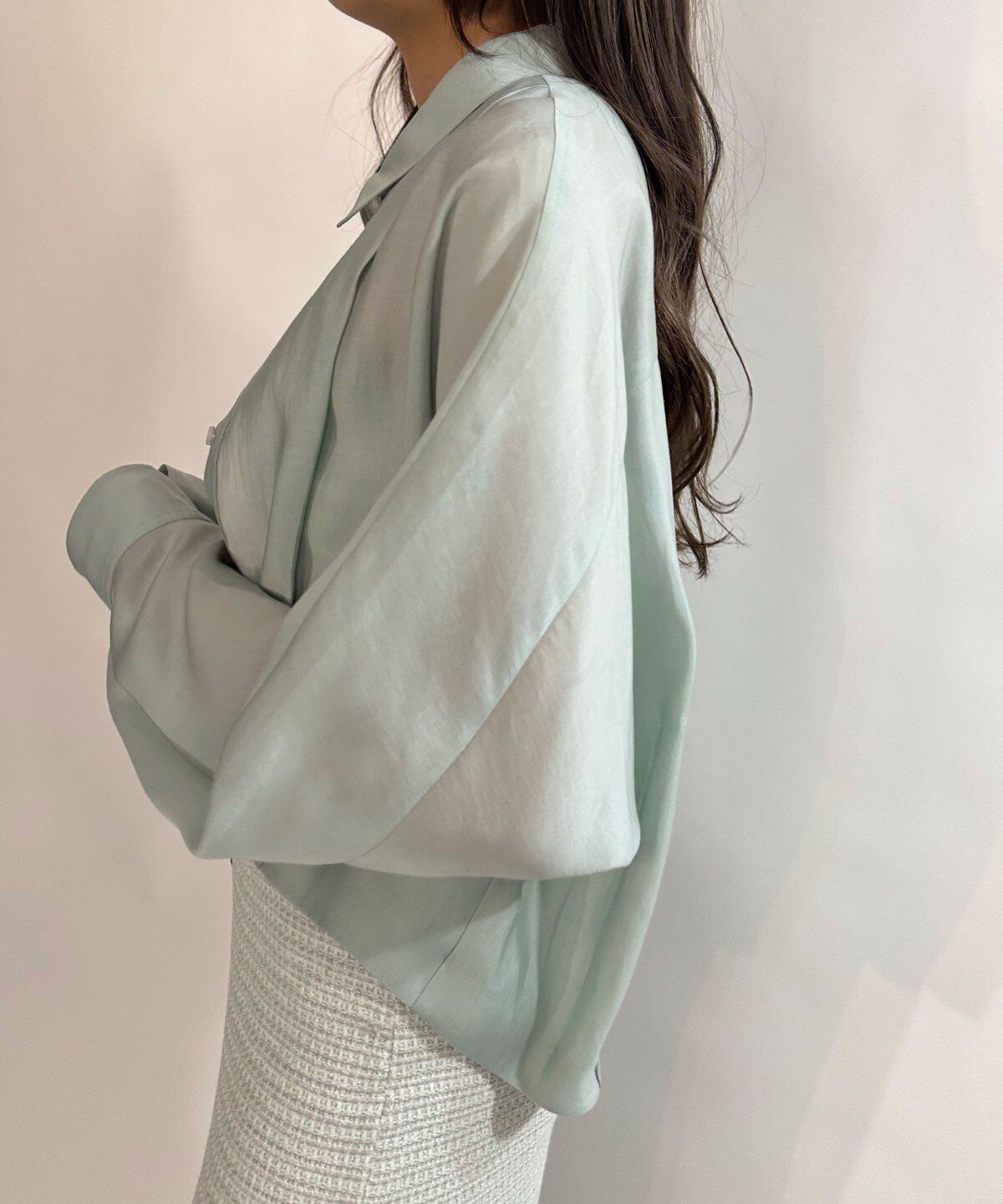 REDYAZEL「シアーバルーンシャツ」|シャツ・ブラウス|