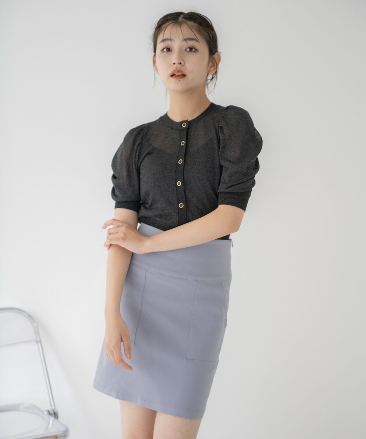 REDYAZEL「ストレッチタイトミニスカート」|タイト|