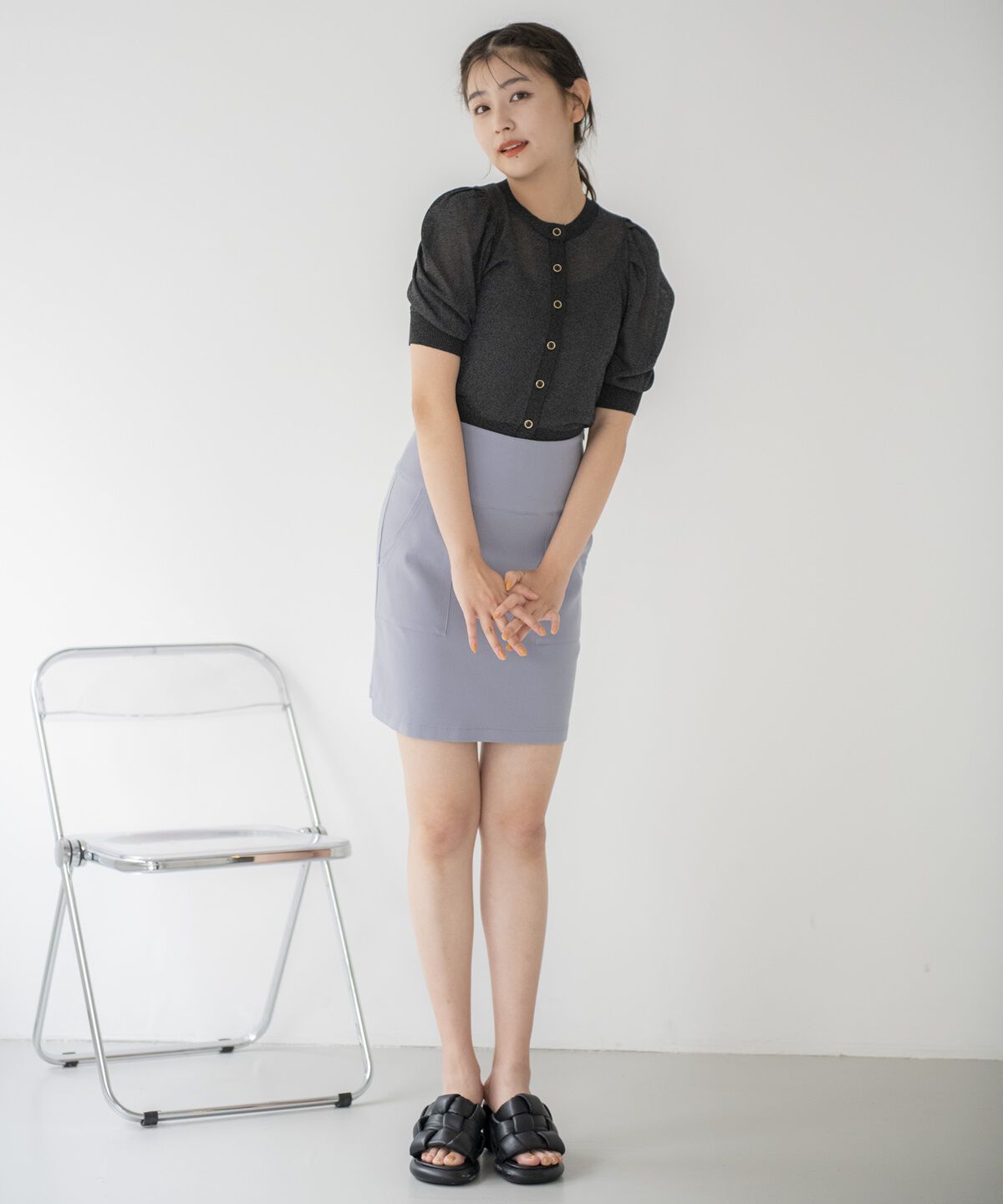 REDYAZEL「ストレッチタイトミニスカート」|タイト|