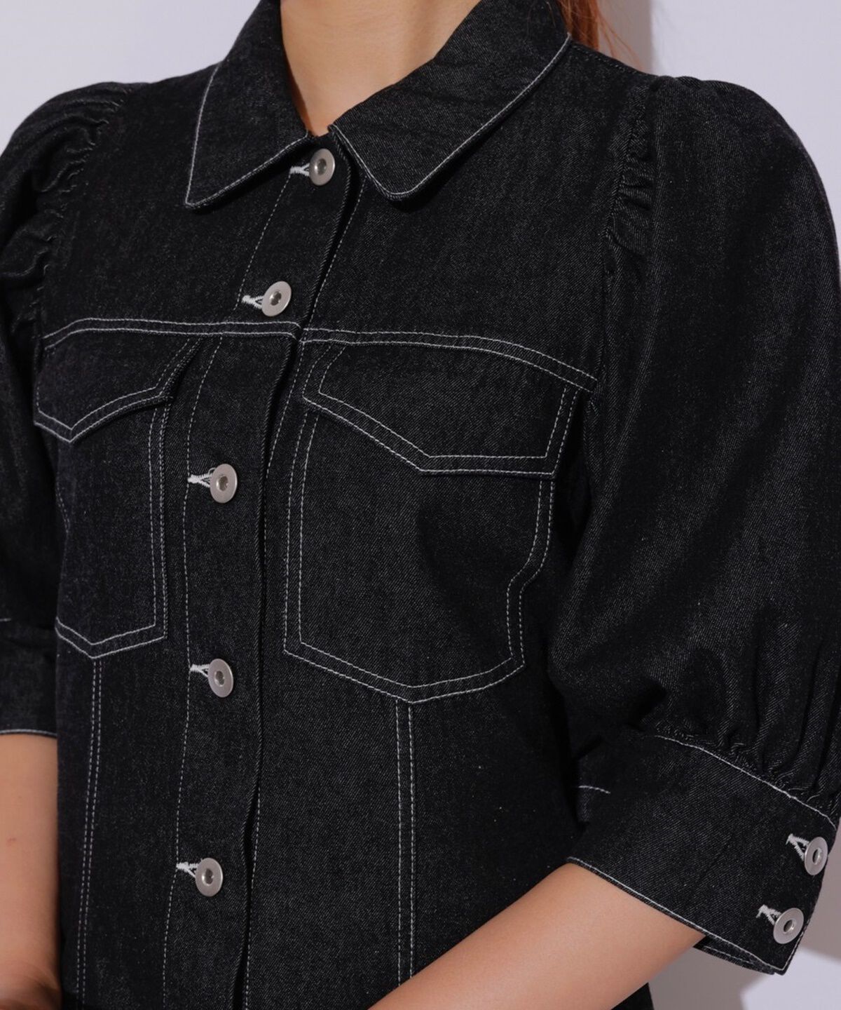 REDYAZEL「ボリュームスリーブワンピース」|ワンピース|